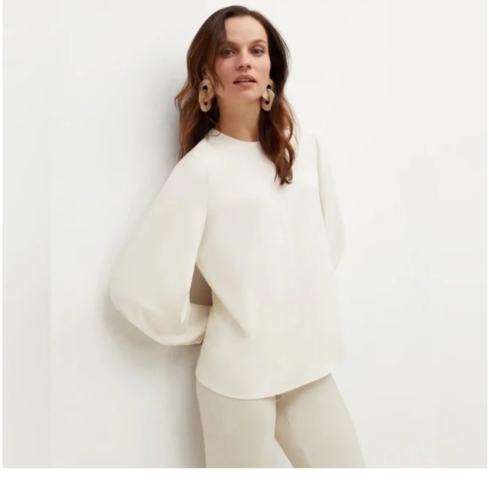 MM Lafleur Cream Blouse